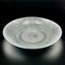 Handmade Swirl Pattern Glass Plate Decorative Soup and Salad Dish